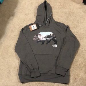 Men’s North Face pull over sweater